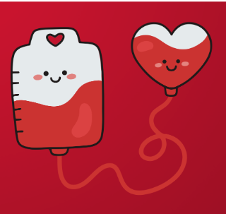 Image of blood being donated Image of blood being donated