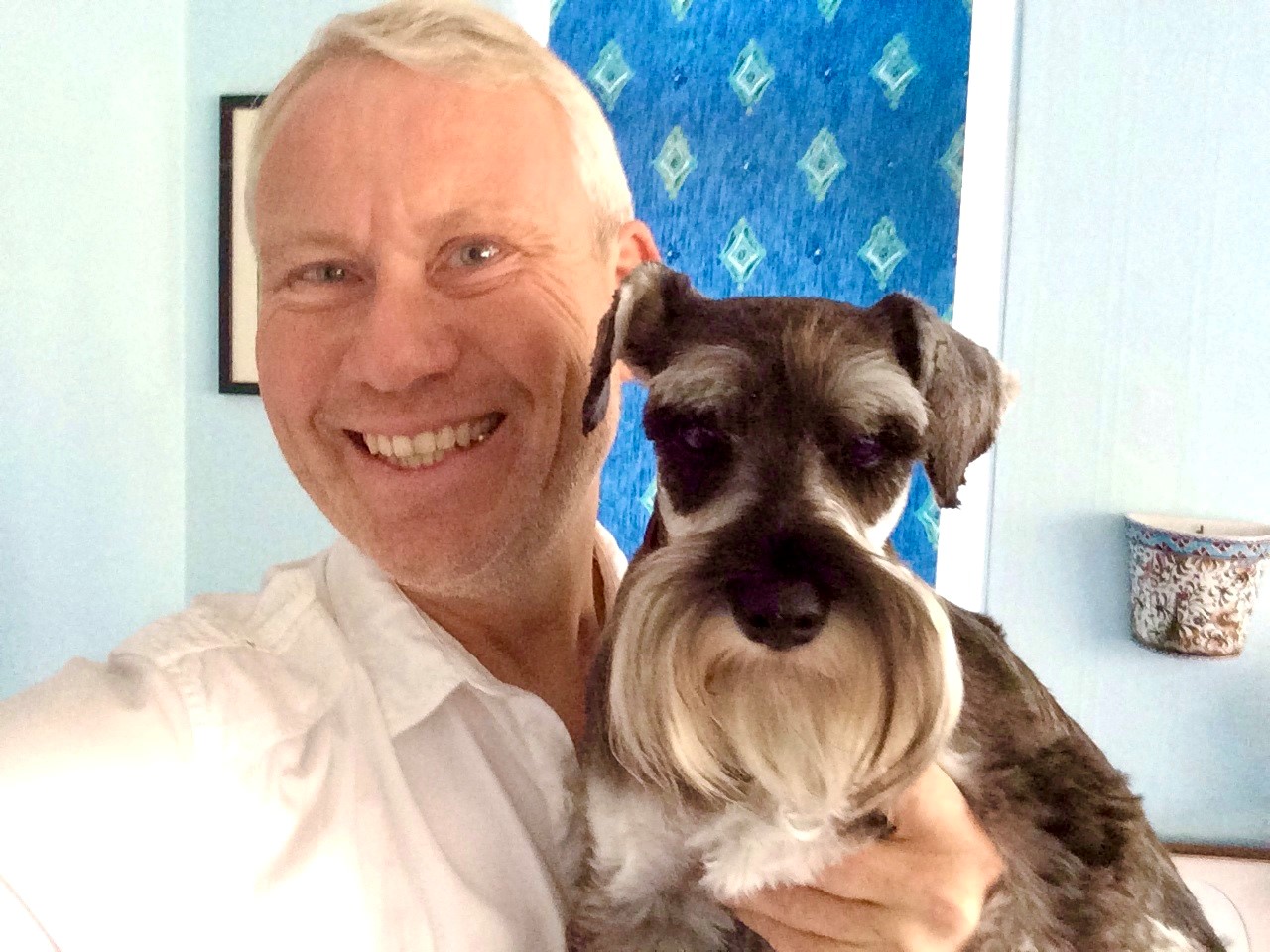 Nina with her owner - Ian